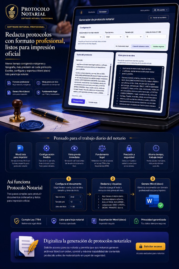 Proyecto Protocolo Notarial